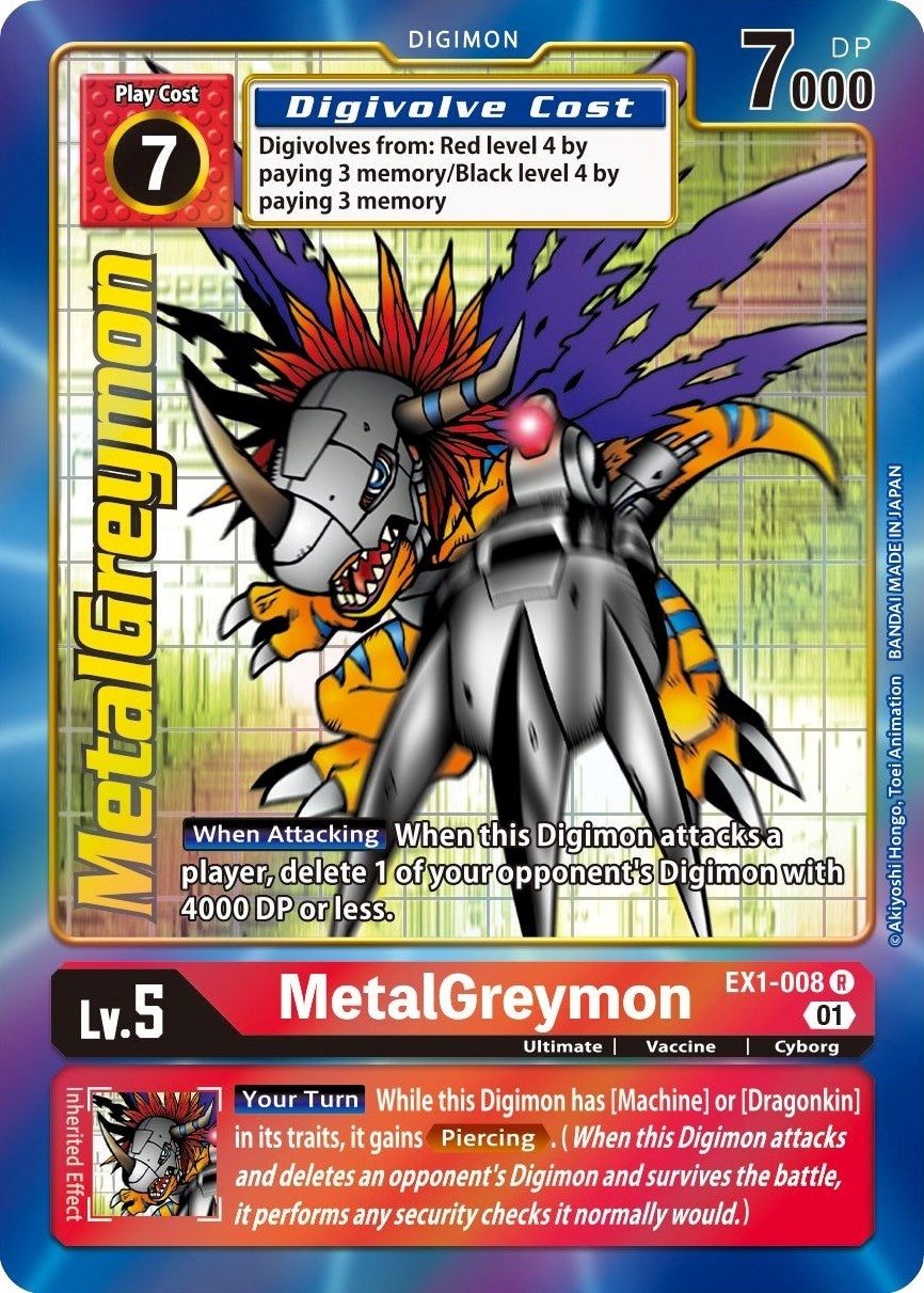 Image for MetalGreymon (Alternate Art) (EX01) (1008)