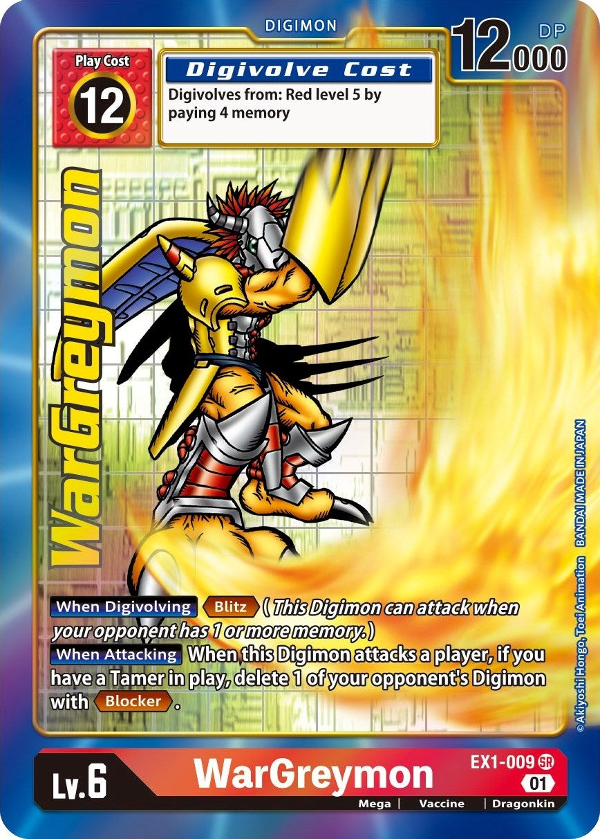 Image for WarGreymon (Alternate Art) (EX01) (1009)