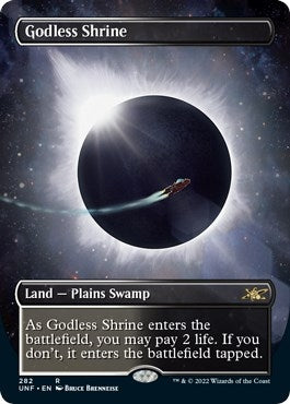 Image for Godless Shrine (Borderless) (Unfinity) (282) - Magic: The Gathering