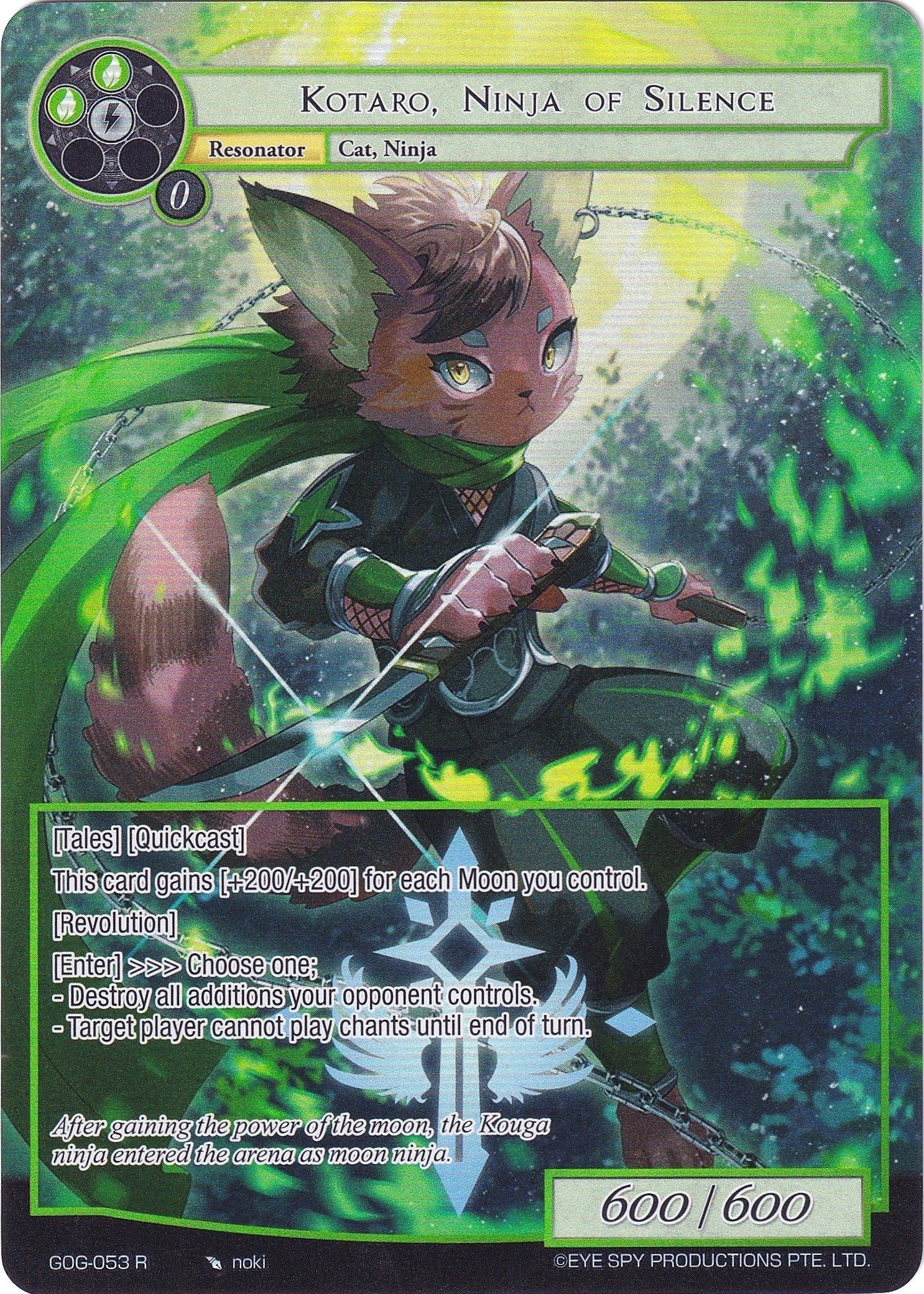 Image for Kotaro, Ninja of Silence (Full Art) (Game of Gods) (GOG-053) - Force of Will