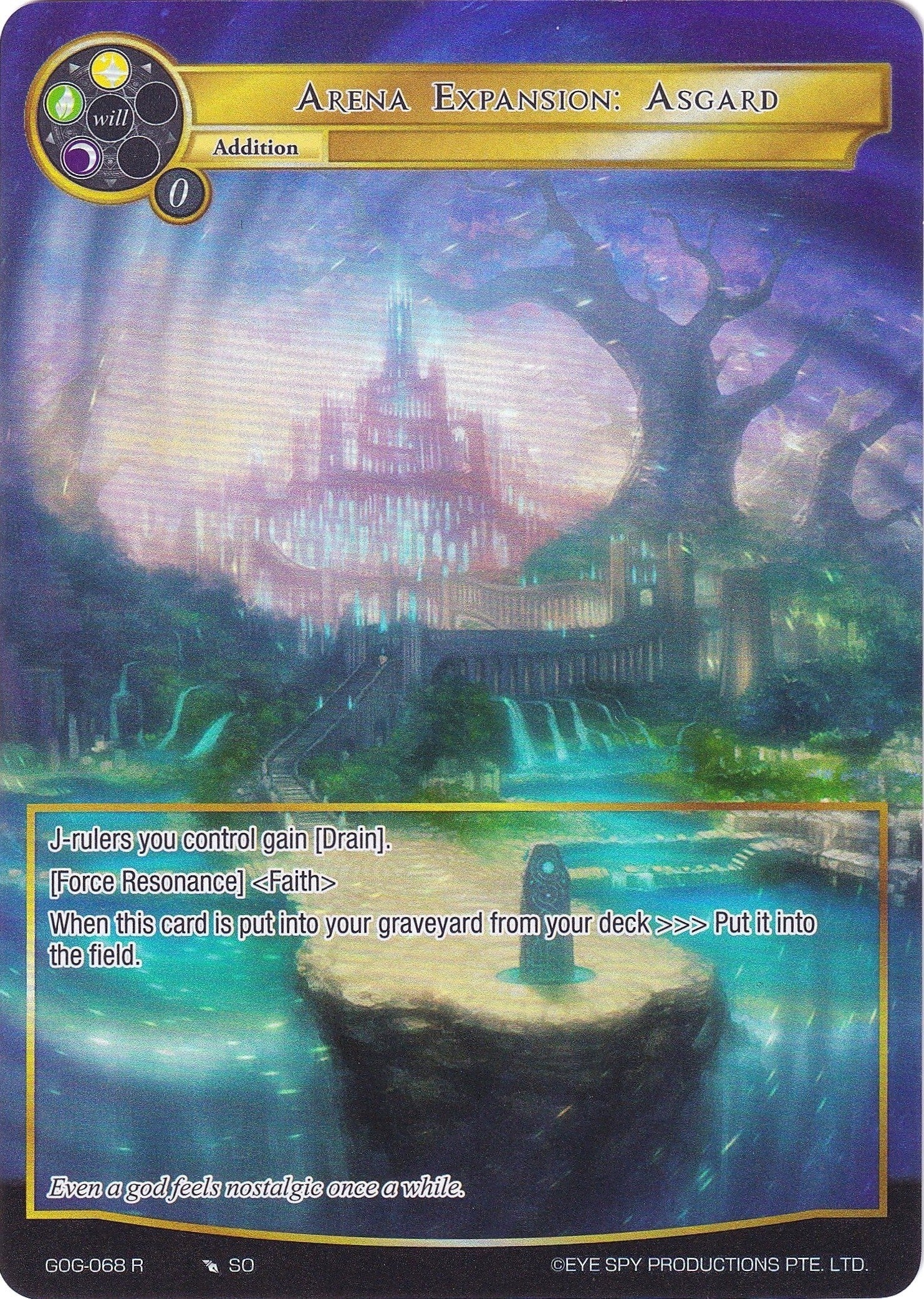Image for Arena Expansion: Asgard (Full Art) (Game of Gods) (GOG-068) - Force of Will