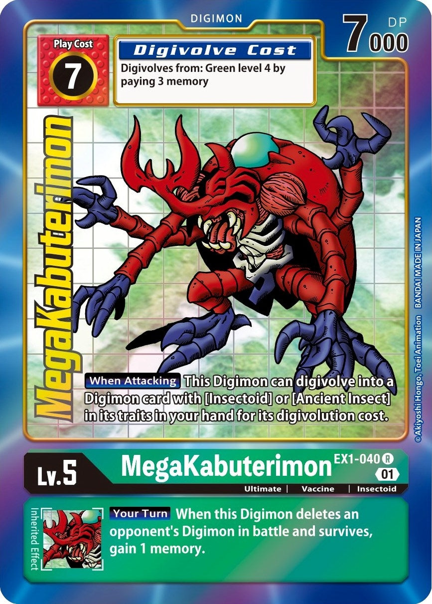 Image for MegaKabuterimon (Alternate Art) (EX01) (1040)