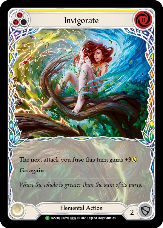 Image for Invigorate (Yellow) - LGS081 (Flesh and Blood: Promo Cards) (LGS081) - Flesh and Blood TCG