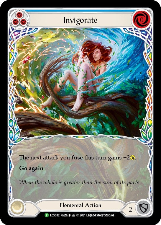 Image for Invigorate (Blue) - LGS082 (Flesh and Blood: Promo Cards) (LGS082) - Flesh and Blood TCG