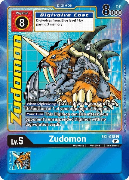 Image for Zudomon (Alternate Art) (EX01) (1018)