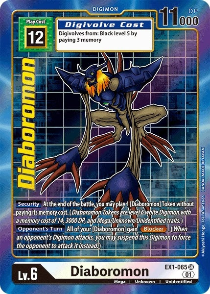 Image for Diaboromon (Alternate Art) (EX01) (1065)