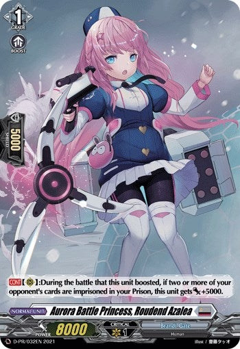 Image for Aurora Battle Princess, Roudend Azalea (D Promo Cards) (D-PR/032EN) - Cardfight Vanguard