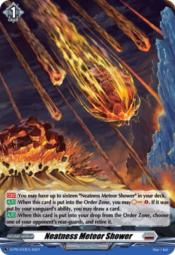 Image for Neatness Meteor Shower (D Promo Cards) (D-PR/033EN) - Cardfight Vanguard