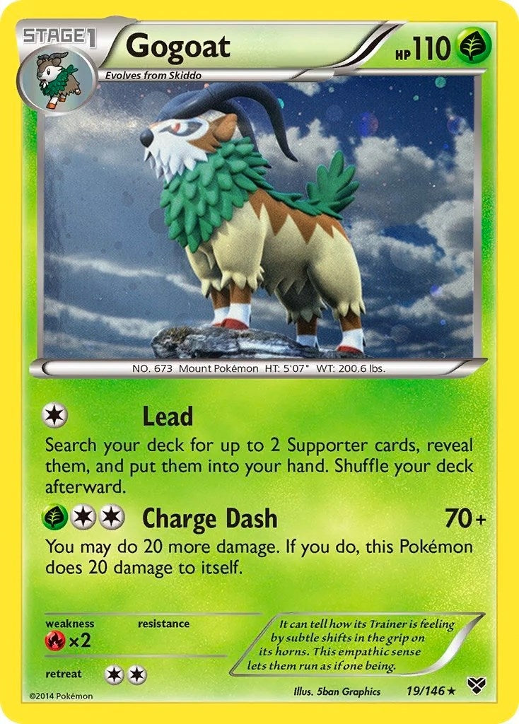 Image for Gogoat - 19/146 (Cosmos Holo) (Blister Exclusives) (019/146) - Pokemon