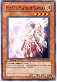 Image for Mei-kou, Master of Barriers (Force of the Breaker) (FOTB-EN025) - YuGiOh