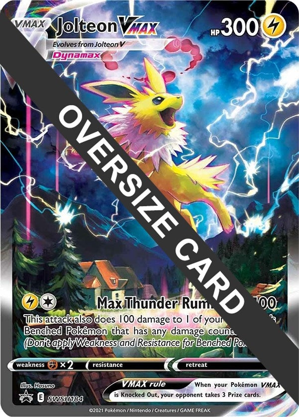 Image for Jolteon VMAX - SWSH184 (Jumbo Cards) (SWSH184) - Pokemon