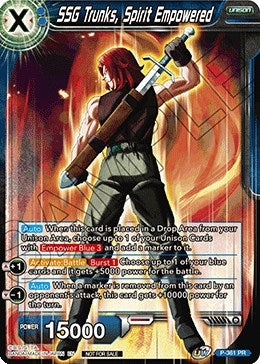 Image for SSG Trunks, Spirit Empowered (Promotion Cards) (P-361 PR) - Dragon Ball Super: Masters