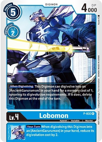 Image for Lobomon - P-030 (RPC) (P-030 P) - Digimon Card Game