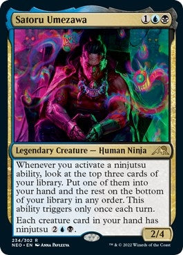 Image for Satoru Umezawa (Kamigawa: Neon Dynasty) (234) - Magic: The Gathering