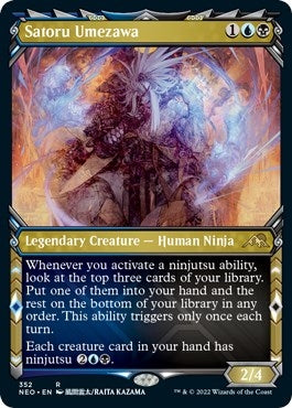 Image for Satoru Umezawa (Showcase) (Kamigawa: Neon Dynasty) (352) - Magic: The Gathering