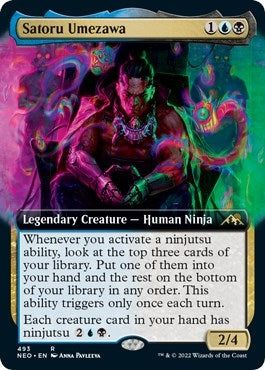 Image for Satoru Umezawa (Extended Art) (Kamigawa: Neon Dynasty) (493) - Magic: The Gathering