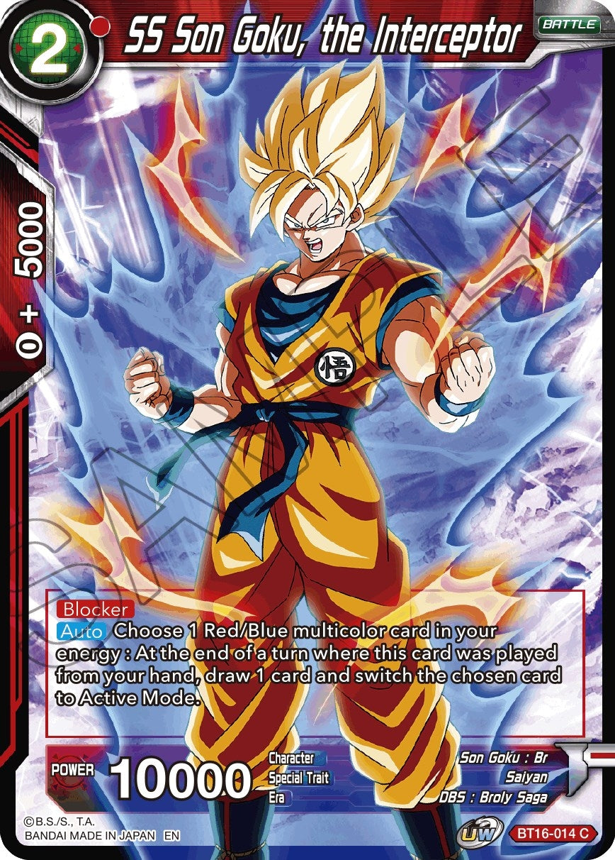 Image for SS Son Goku, the Interceptor (Realm of the Gods) (BT16-014) - Dragon Ball Super: Masters