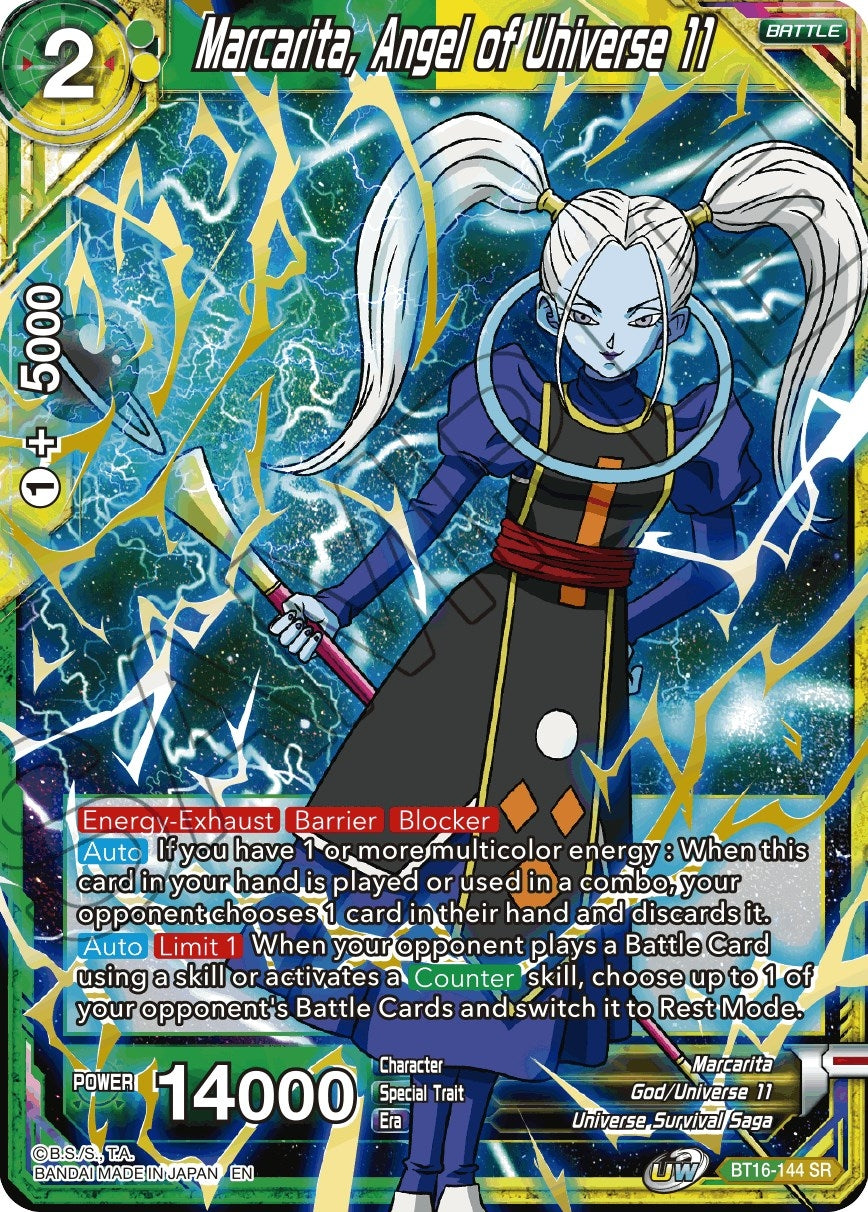 Image for Marcarita, Angel of Universe 11 (Realm of the Gods) (BT16-144) - Dragon Ball Super: Masters