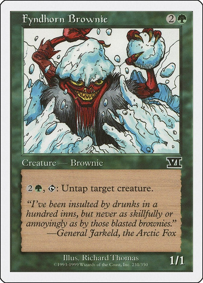 Image for Fyndhorn Brownie (Classic Sixth Edition) (231) - Magic: The Gathering