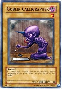 Image for Goblin Calligrapher (Dark Revelation Volume 3) (DR3-EN004) - YuGiOh