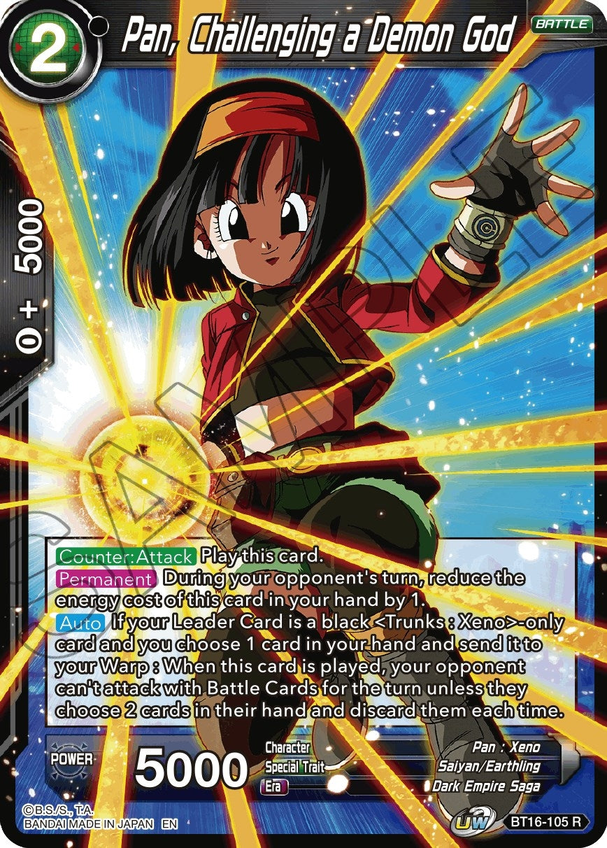Image for Pan, Challenging a Demon God (Realm of the Gods) (BT16-105) - Dragon Ball Super: Masters