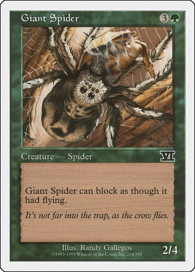 Image for Giant Spider (Classic Sixth Edition) (234) - Magic: The Gathering