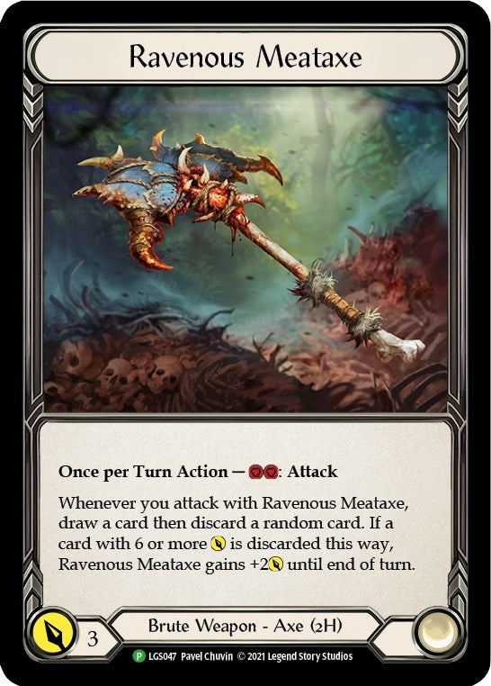 Image for Ravenous Meataxe - LGS047 (Flesh and Blood: Promo Cards) (LGS047) - Flesh and Blood TCG