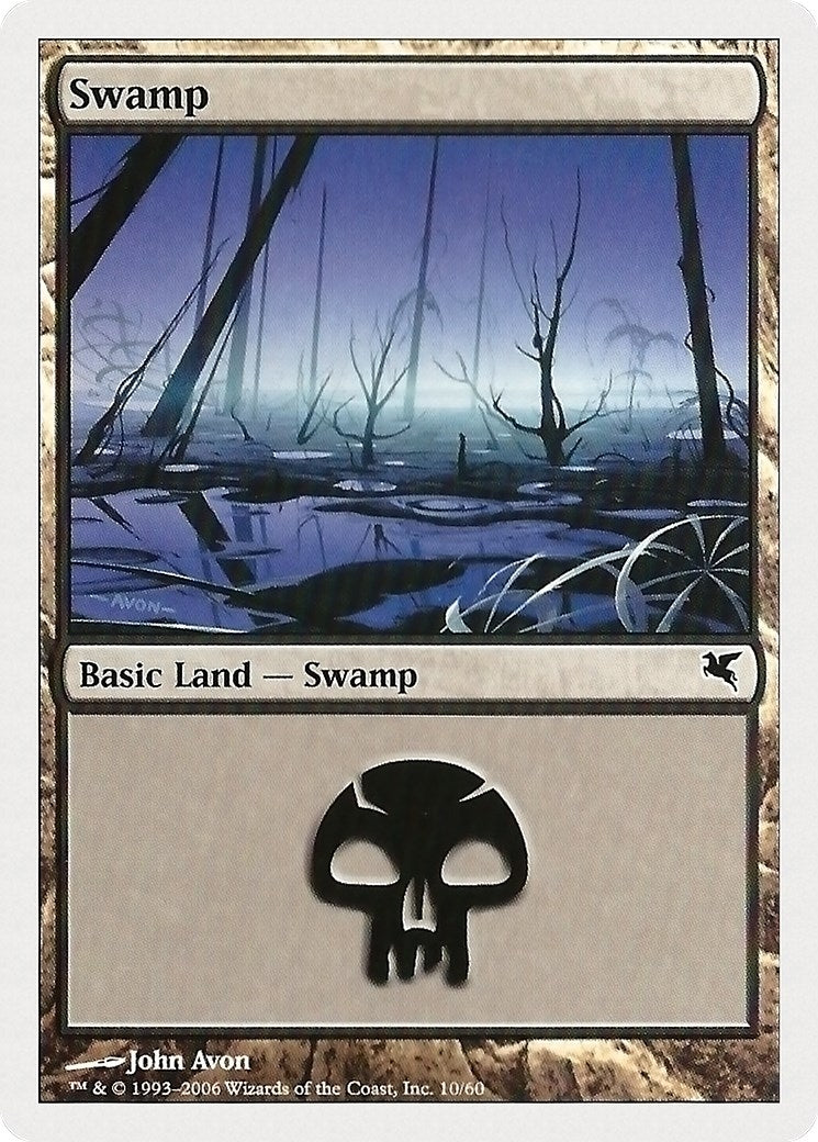 Image for Swamp (10) (Magic Encyclopedia 2005 (Salvat/Hachette)) (10) - Magic: The Gathering