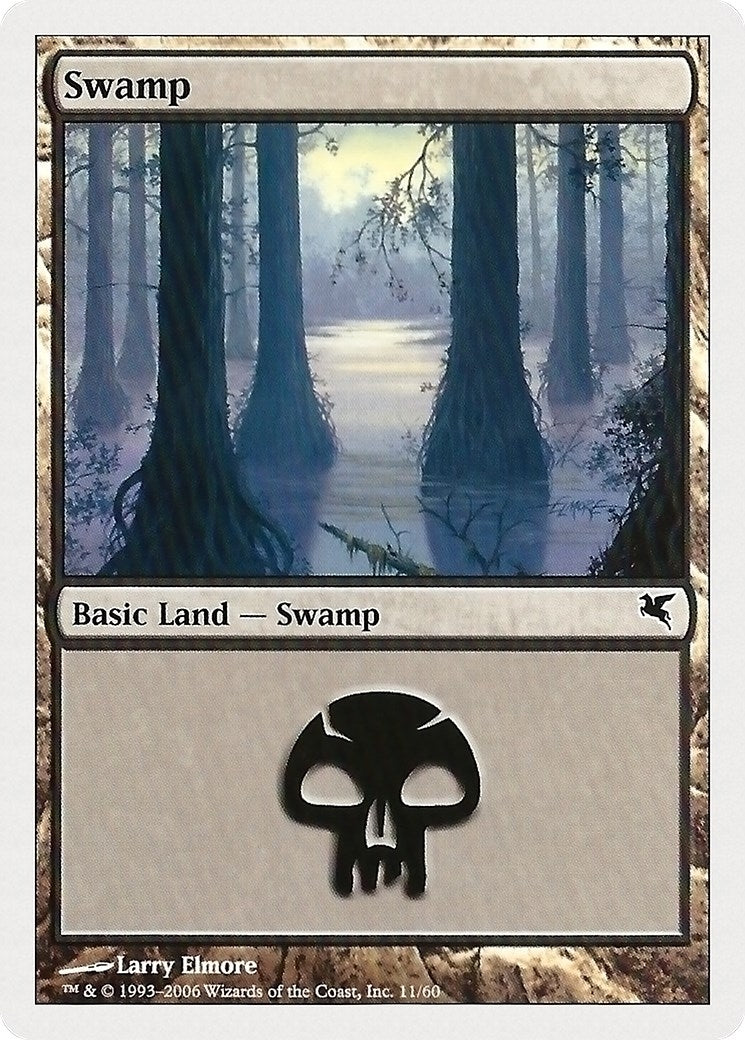 Image for Swamp (11) (Magic Encyclopedia 2005 (Salvat/Hachette)) (11) - Magic: The Gathering
