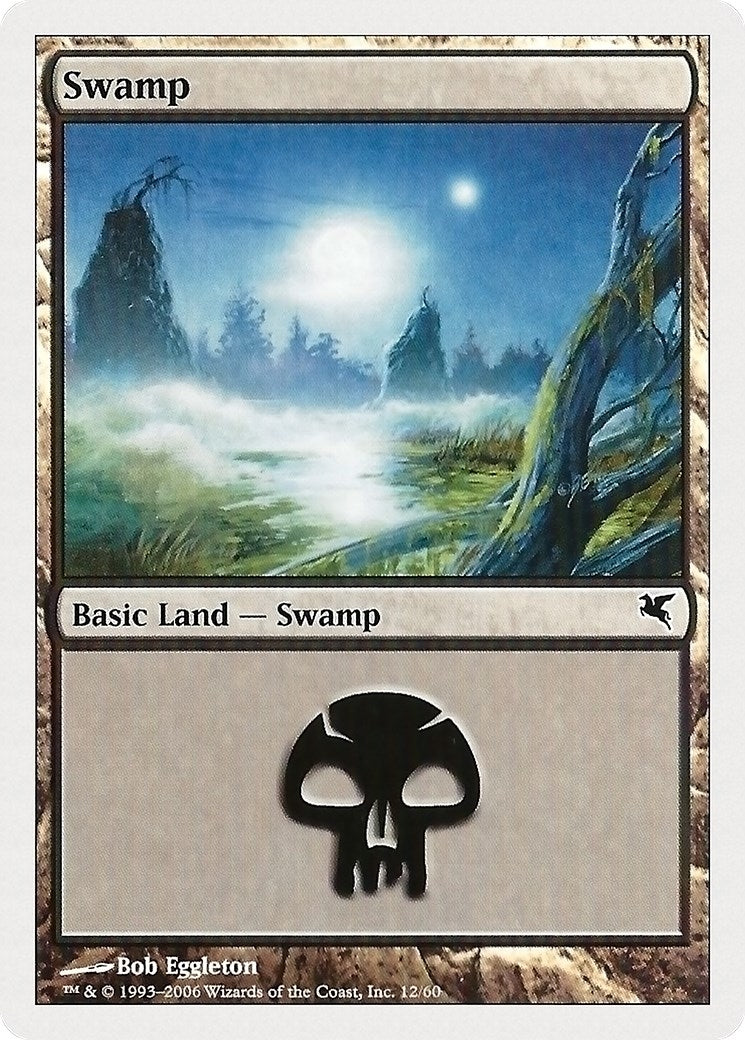 Image for Swamp (12) (Magic Encyclopedia 2005 (Salvat/Hachette)) (12) - Magic: The Gathering