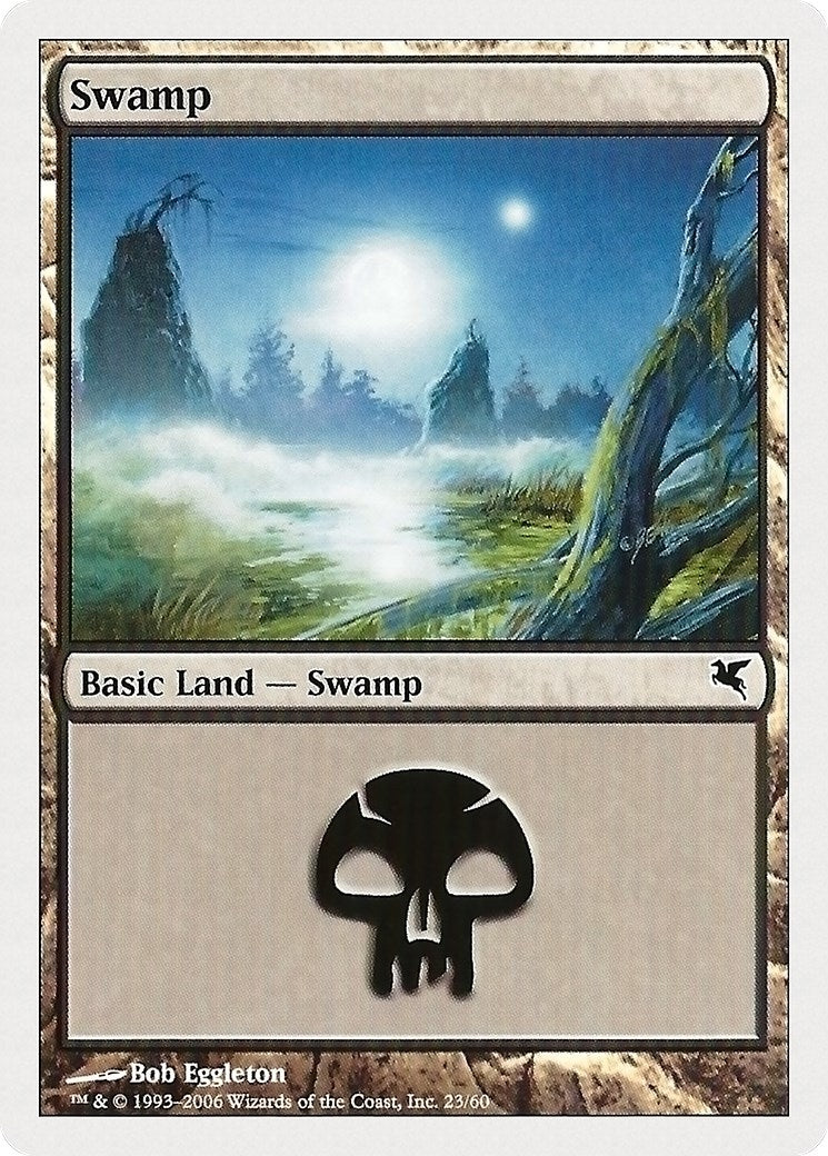 Image for Swamp (23) (Magic Encyclopedia 2005 (Salvat/Hachette)) (23) - Magic: The Gathering