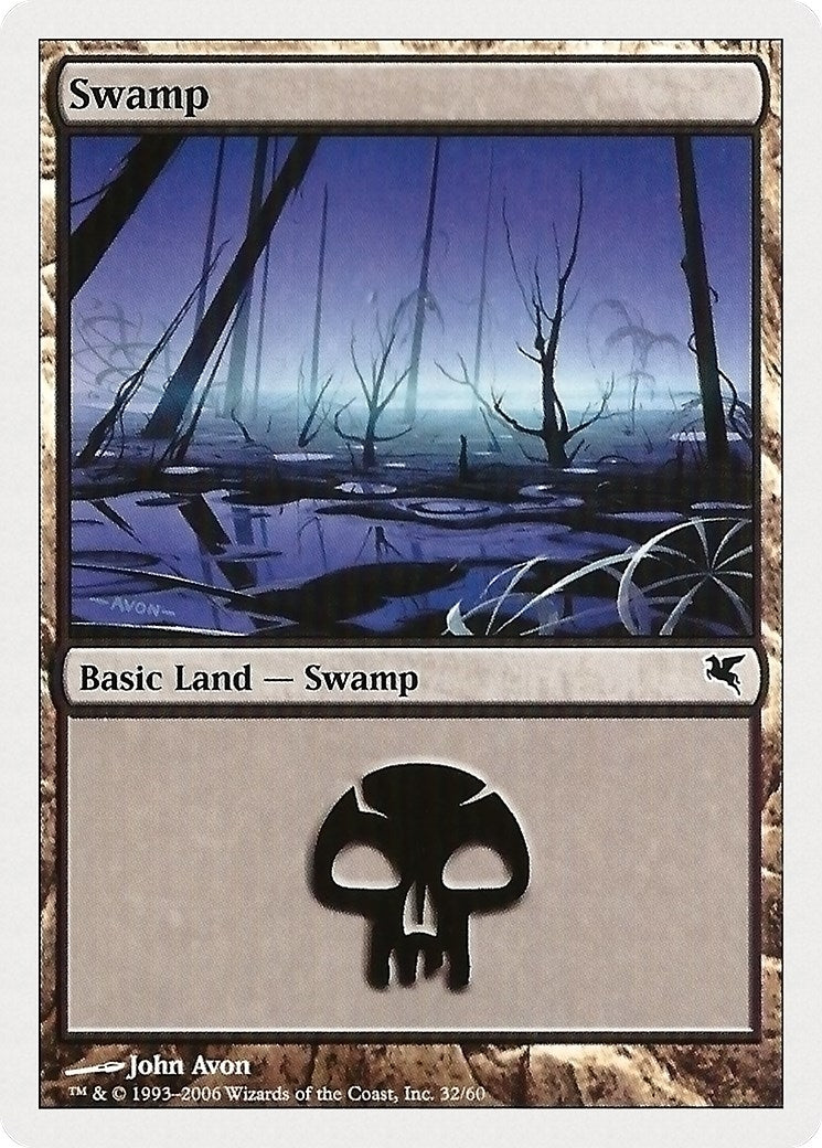 Image for Swamp (32) (Magic Encyclopedia 2005 (Salvat/Hachette)) (32) - Magic: The Gathering