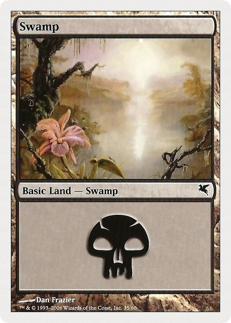 Image for Swamp (35) (Magic Encyclopedia 2005 (Salvat/Hachette)) (35) - Magic: The Gathering