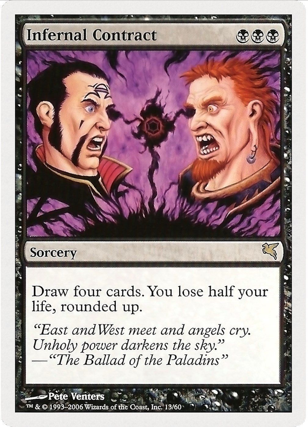 Image for Infernal Contract (Magic Encyclopedia 2005 (Salvat/Hachette)) (13) - Magic: The Gathering