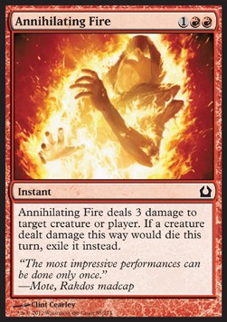 Annihilating Fire - Return to Ravnica (Common) [RTR-85]