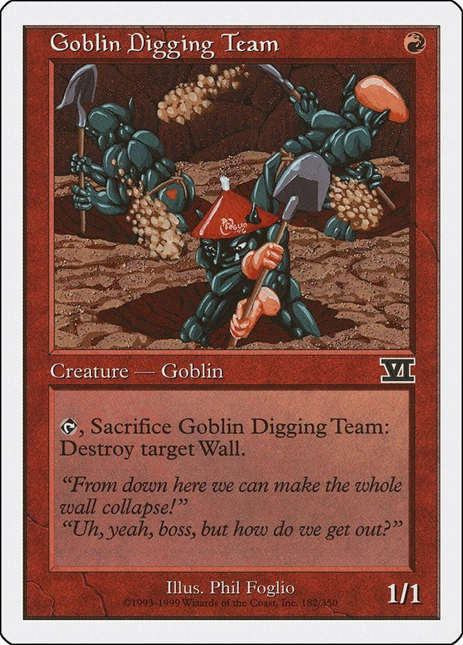Image for Goblin Digging Team (Classic Sixth Edition) (182) - Magic: The Gathering