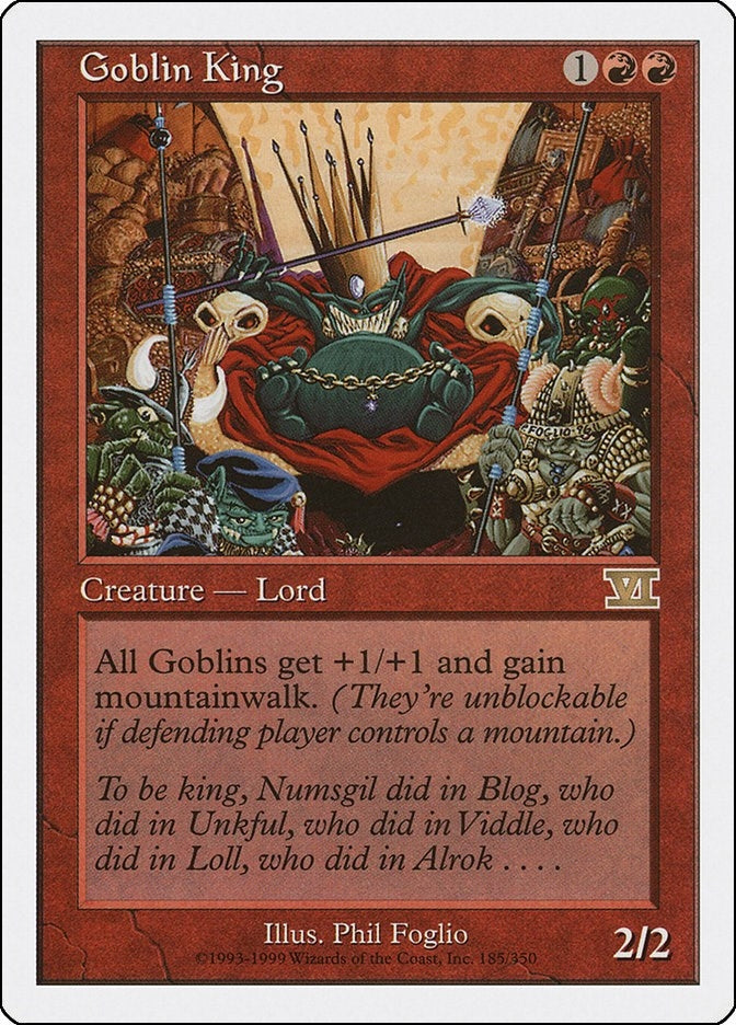 Image for Goblin King (Classic Sixth Edition) (185) - Magic: The Gathering