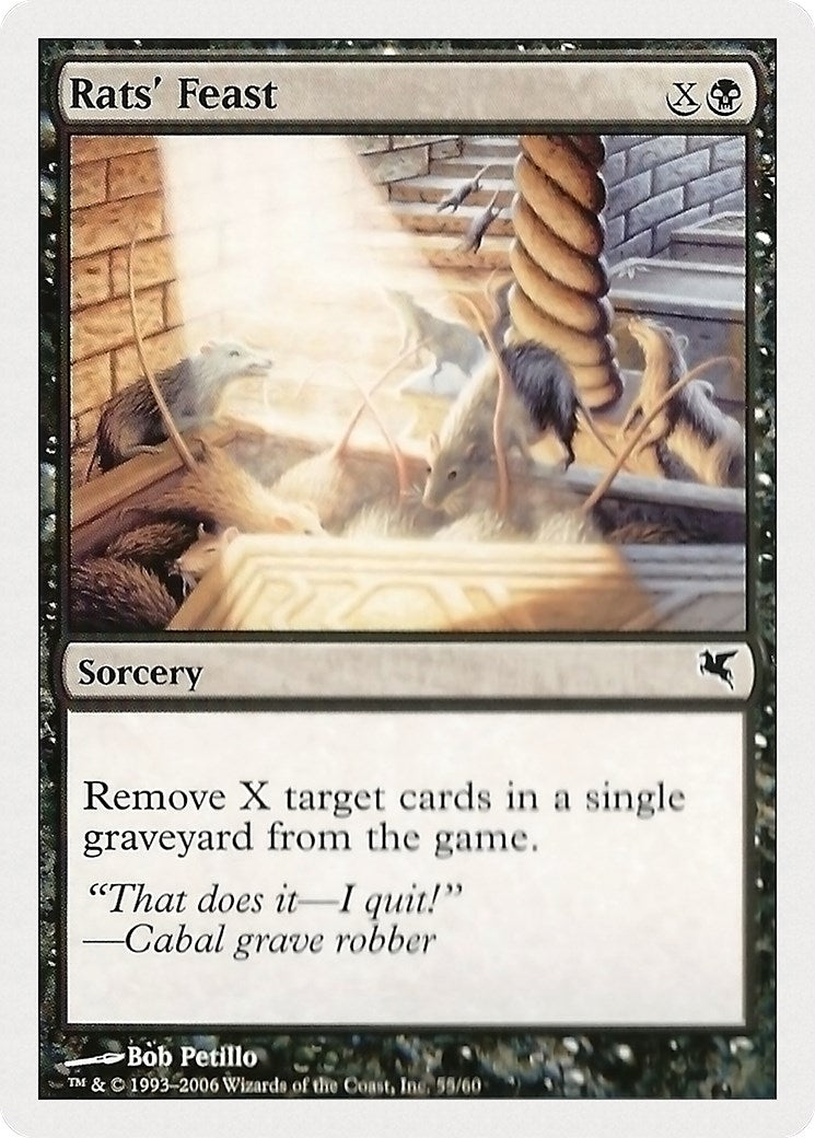 Image for Rats' Feast (55) (Magic Encyclopedia 2005 (Salvat/Hachette)) (55) - Magic: The Gathering