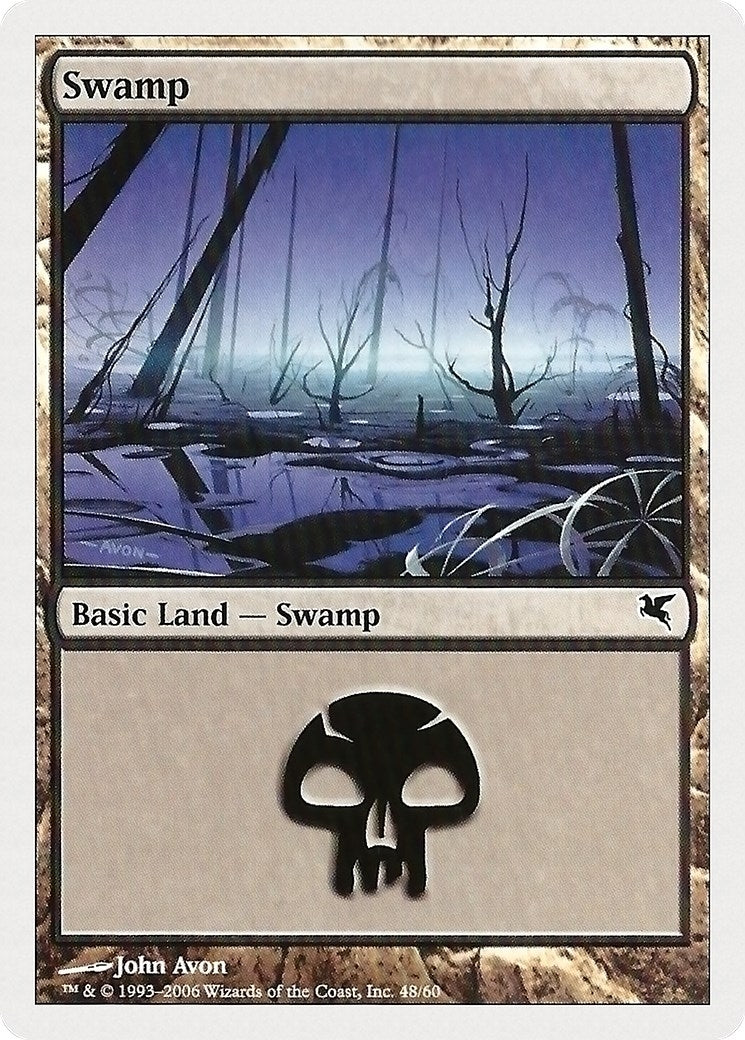 Image for Swamp (48) (Magic Encyclopedia 2005 (Salvat/Hachette)) (48) - Magic: The Gathering