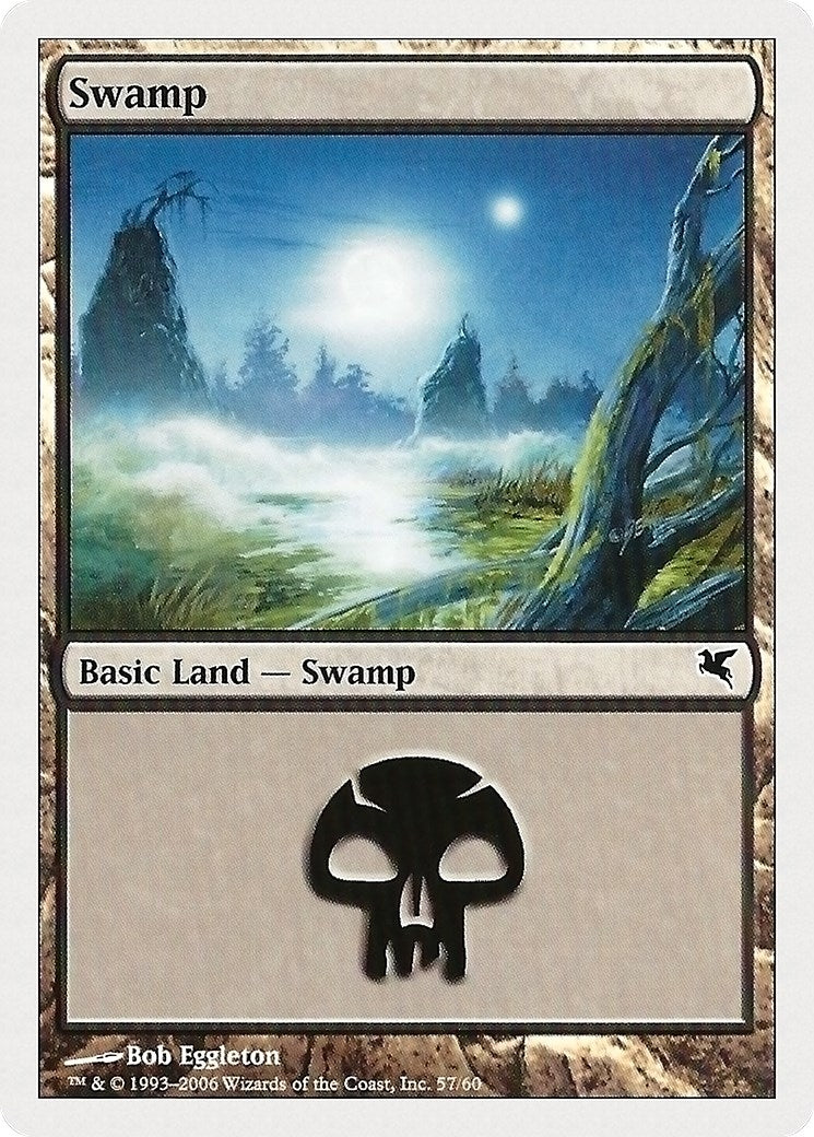 Image for Swamp (57) (Magic Encyclopedia 2005 (Salvat/Hachette)) (57) - Magic: The Gathering