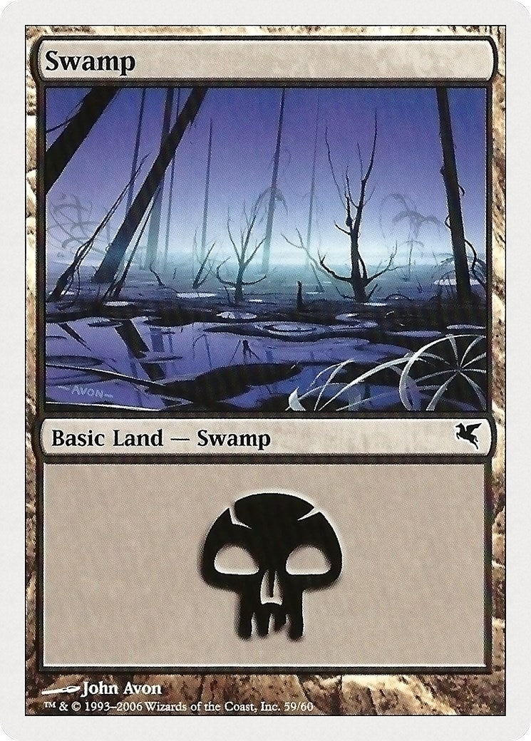 Image for Swamp (59) (Magic Encyclopedia 2005 (Salvat/Hachette)) (59) - Magic: The Gathering