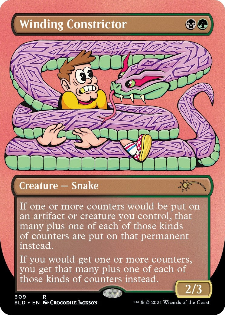 Image for Winding Constrictor (Secret Lair Drop Series) (309) - Magic: The Gathering