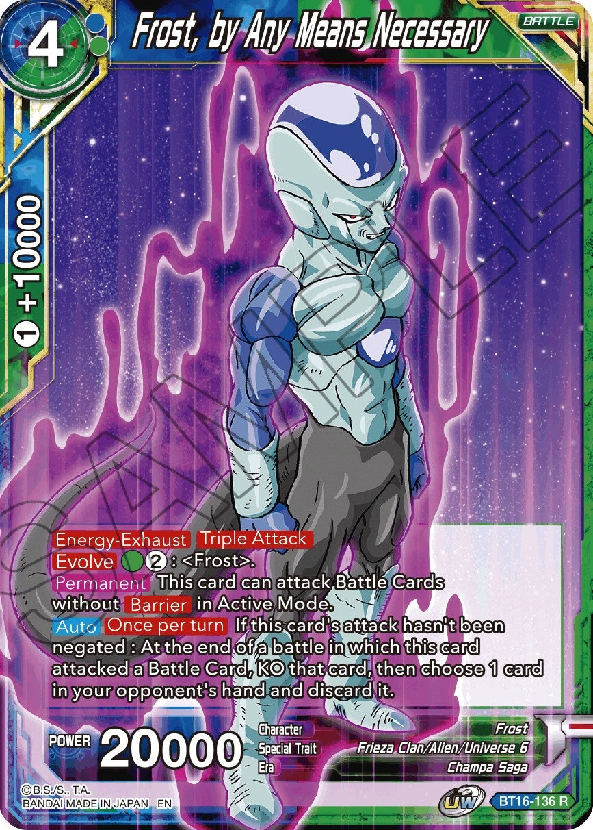 Image for Frost, by Any Means Necessary (Realm of the Gods) (BT16-136) - Dragon Ball Super: Masters