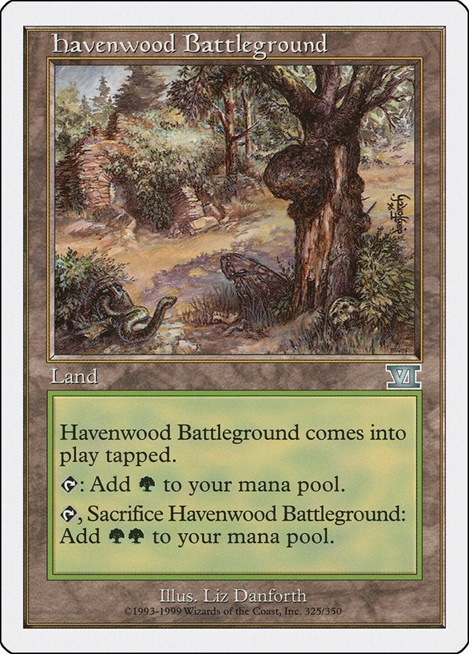 Image for Havenwood Battleground (Classic Sixth Edition) (325) - Magic: The Gathering