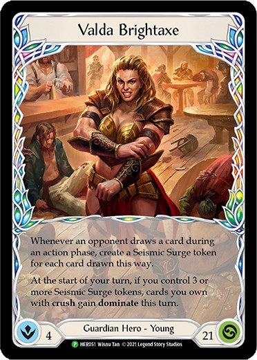 Image for Valda Brightaxe - HER051 (Flesh and Blood: Promo Cards) (HER051) - Flesh and Blood TCG