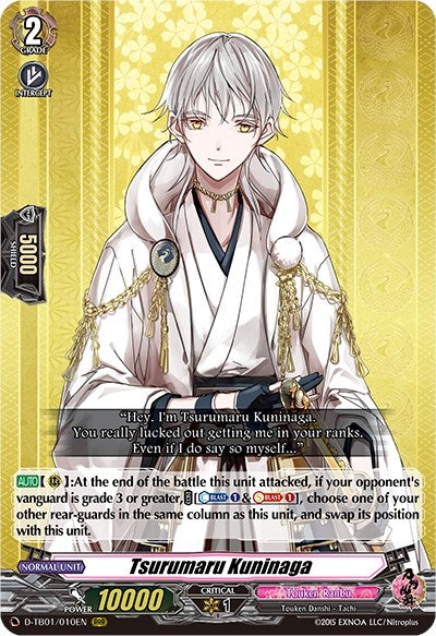 Image for Tsurumaru Kuninaga (D-TB01: Touken Ranbu -ONLINE- 2021) (D-TB01/010EN) - Cardfight Vanguard