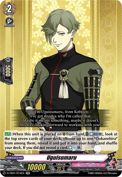 Image for Uguisumaru (D-TB01: Touken Ranbu -ONLINE- 2021) (D-TB01/014EN) - Cardfight Vanguard