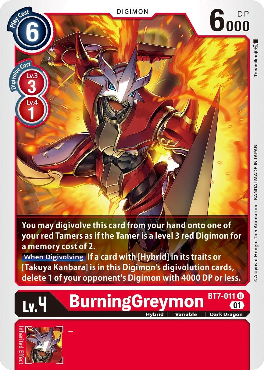 Image for BurningGreymon (BT7-011 U) [Next Adventure]