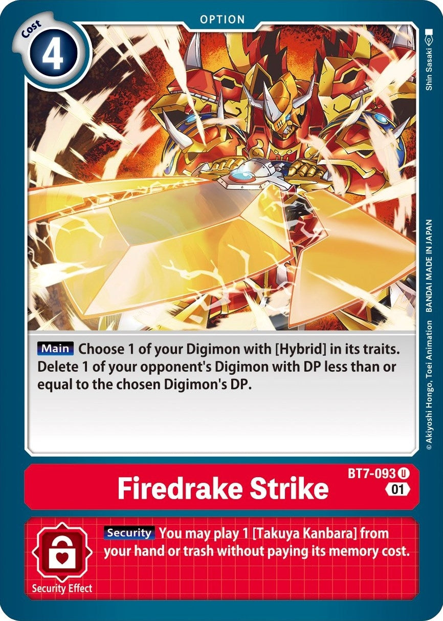 Image for Firedrake Strike (BT7-093 U) [Next Adventure]