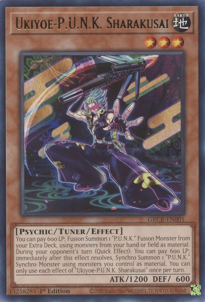 Image for Ukiyoe-P.U.N.K. Sharakusai (The Grand Creators) (GRCR-EN001) - YuGiOh